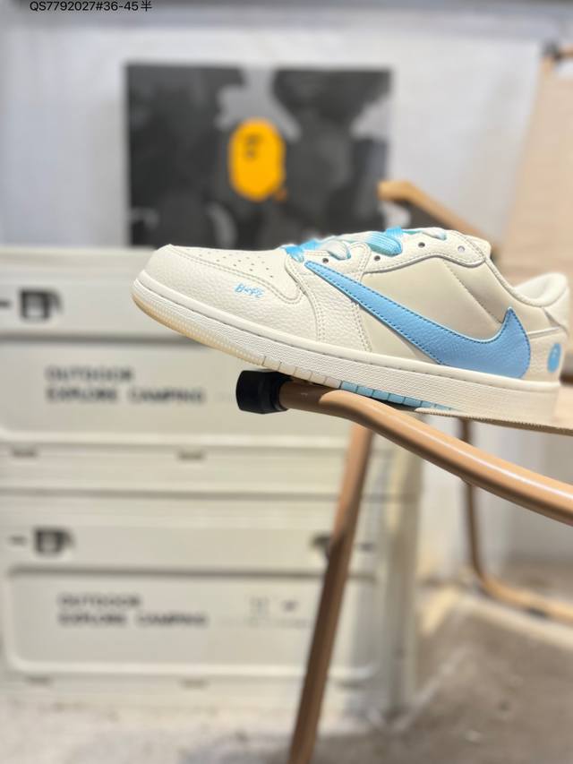 公司级头层皮乔丹Air Jordan 1 Low Aj1低帮系列篮球鞋 官方同步配色 原装级产物 #拒绝公底 立体鞋型 细节完美 高清洁度Dm7866 Qs77