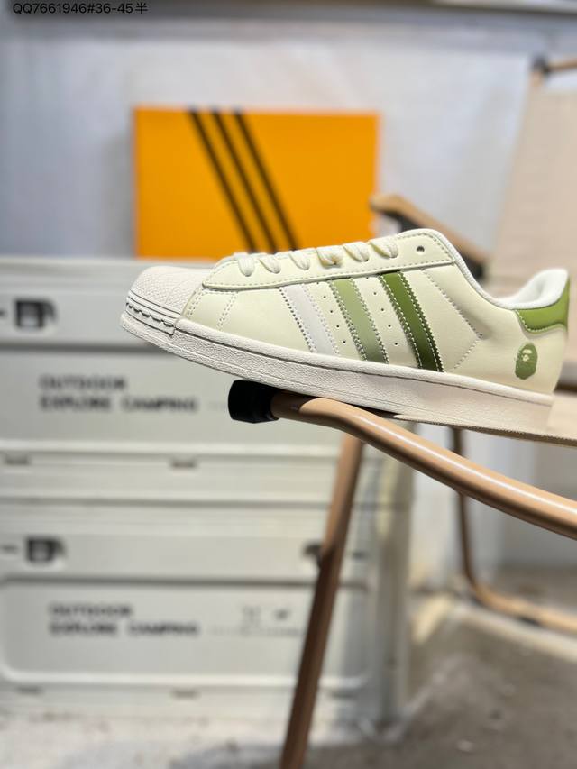 纯原头层皮福利特价Adidas Originals Superstar 经典配色 经典贝壳头官网同步 实拍首发渠道正品订单 诠释市场最高工艺水平区别市面普通真标