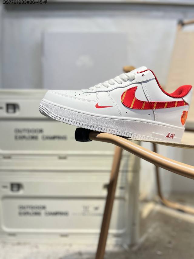 Nk Air Force 1'07 Low 空军一号低帮休闲板鞋 #定制皮料 原楦原纸板 纯正空军版型 高清洁度 内置全掌气垫Cw2288 Qs7791933#