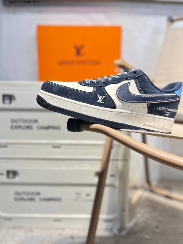 Nk Air Force 1'07 Low 空军一号低帮休闲板鞋 #定制皮料 原楦原纸板 纯正空军版型 高清洁度 内置全掌气垫Cx5050 Aa7821807#