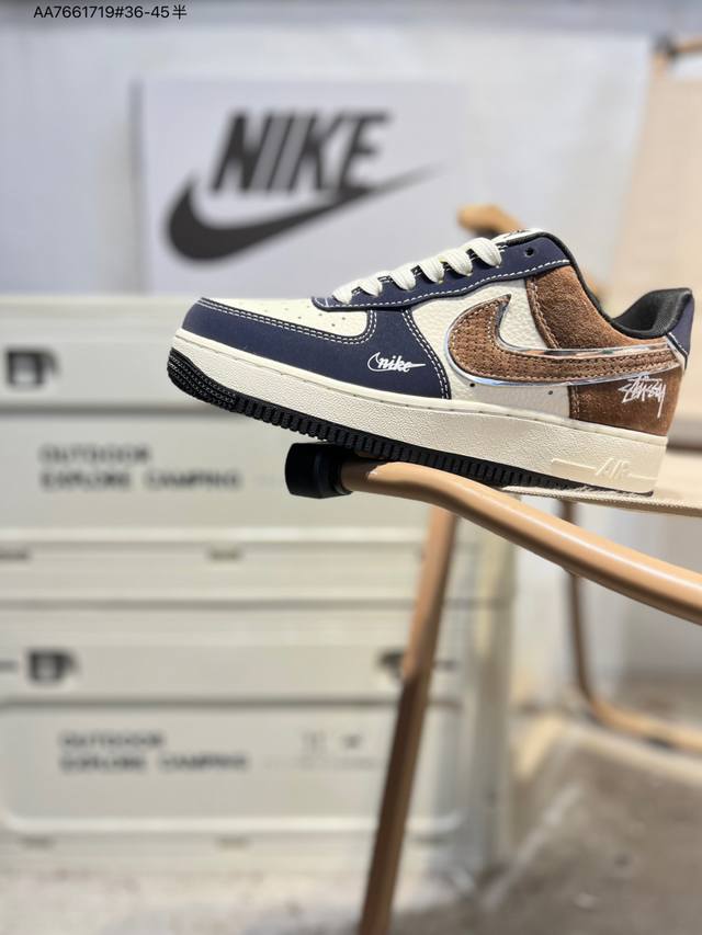 Nk Air Force 1'07 Low 空军一号低帮休闲板鞋 #定制皮料 原楦原纸板 纯正空军版型 高清洁度 内置全掌气垫Df0188 Aa7661719#