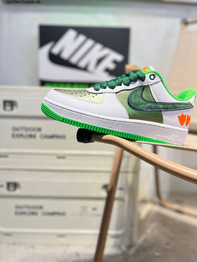 Nk Air Force 1'07 Low 空军一号低帮休闲板鞋 #定制皮料 原楦原纸板 纯正空军版型 高清洁度 内置全掌气垫Iu7612 Qx7061712#