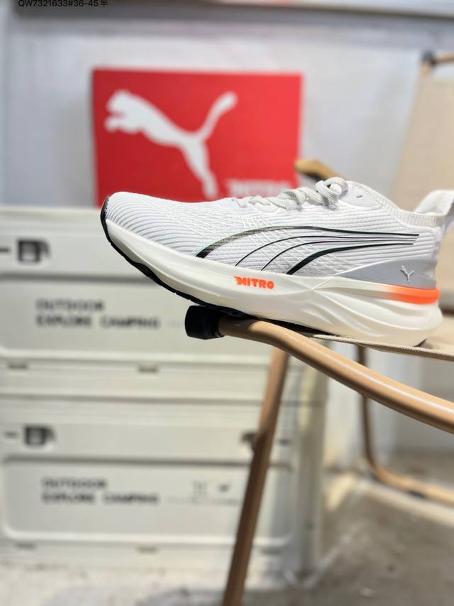 彪马puma Deviate Nitro Elite Mag Max 彪破精英顶缓系列低帮氮气超轻量竞速休闲运动慢跑鞋310109 Qw7321633#36-4