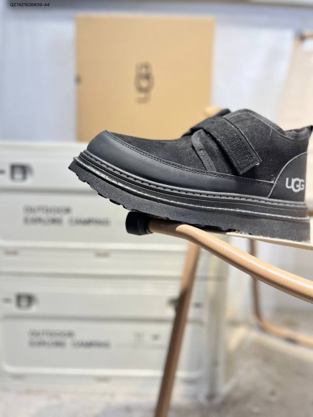 Ugg 雪地靴 防水麂绒皮革鞋面 美国轻奢品牌Ugg W Neuel尼瓦尔系列秋冬新款防污系列休闲保暖20251210 Qz7421626#39-44