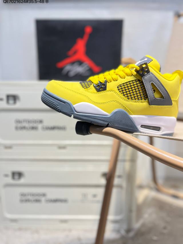 Air Jordan 4 Retro Black Military Blue 迈克尔 乔丹Aj4代中帮复古休闲运动文化篮球鞋Ci1184 Qe7021624#3