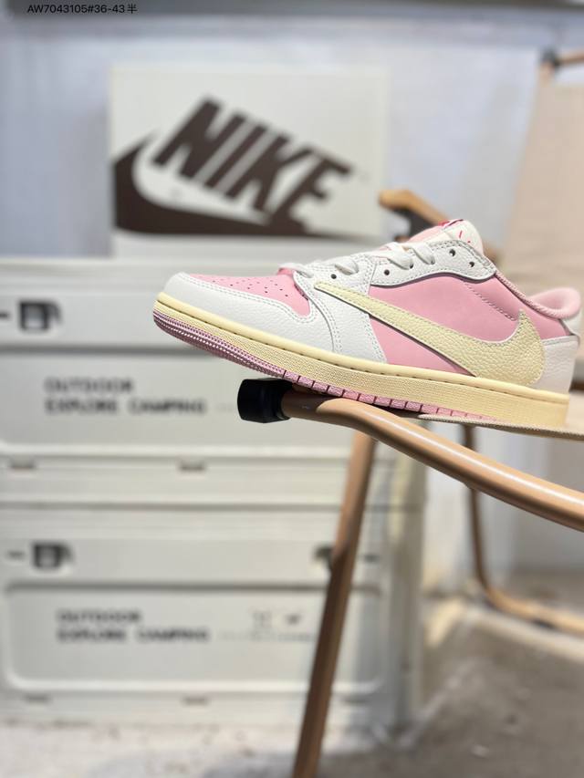 Air Jordan 1 Low Golf Sp Neutral Oliv Aj1乔丹一代高尔夫版系列低帮经典复古文化休闲运动鞋“Ts联名倒钩”Dm7866 A