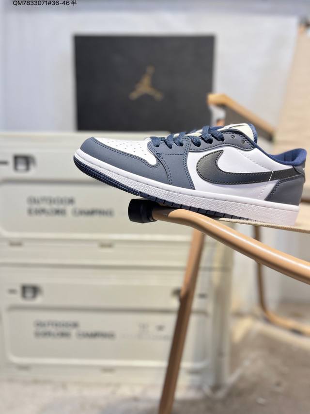 福利特价 公司级头层皮乔丹Air Jordan 1 Low Aj1低帮系列篮球鞋 官方同步配色 原装级产物 #拒绝公底 立体鞋型 细节完美 高清洁度309192