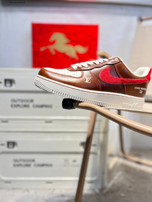 Nk Air Force 1'07 Low 空军一号低帮休闲板鞋 #定制皮料 原楦原纸板 纯正空军版型 高清洁度 内置全掌气垫Fv3694 Aa7773024#