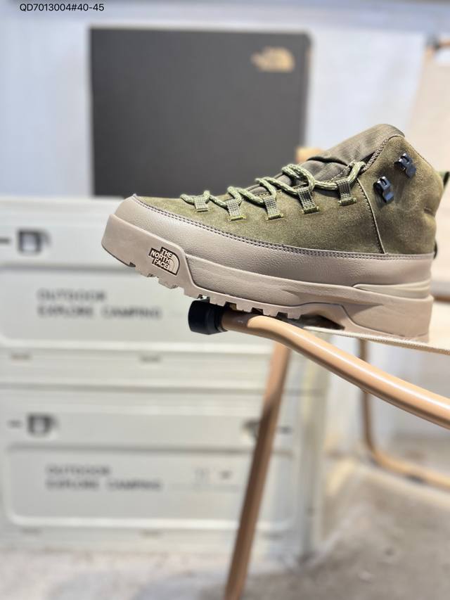 The North Face 北面 高帮 秋冬季户外耐磨徒步鞋 舒适运动越野登山鞋 鞋底采用Vibram黄金大底 专门为鞋底设计的橡胶以出色的耐磨性 良好的防滑