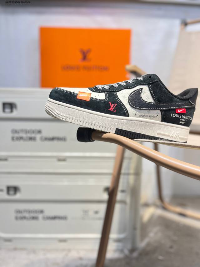 Nk Air Force 1'07 Low 空军一号低帮休闲板鞋 #定制皮料 原楦原纸板 纯正空军版型 高清洁度 内置全掌气垫Cx5050 Aa7822936#