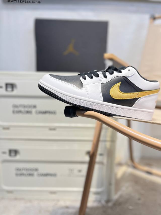 公司级头层皮乔丹Air Jordan 1 Low Aj1低帮系列篮球鞋 官方同步配色 原装级产物 #拒绝公底 立体鞋型 细节完美 高清洁度553558 Qx70