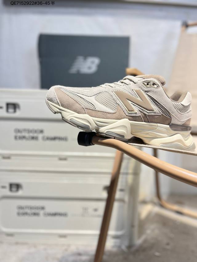 Joe Freshgoods X New Balance Nb9060 联名款 复古休闲运动慢跑鞋 鞋款灵感源自设计师本人对夏日的怀日回忆。鞋面大身由空间双格及