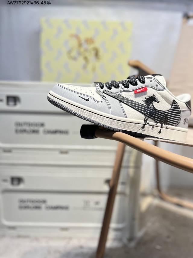 公司级头层皮乔丹Air Jordan 1 Low Aj1低帮系列篮球鞋 官方同步配色 原装级产物 #拒绝公底 立体鞋型 细节完美 高清洁度Jj3508 Aw77