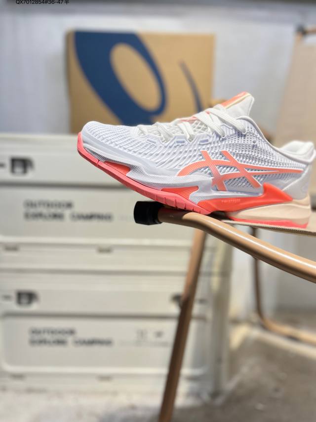 Asics Court Ff 3亚瑟士 低帮专业有氧超轻便运动跑步鞋 全新原装数据开发 符合人体工程学 一体式双层编制鞋面 高弹性面料1042A220 Qx70