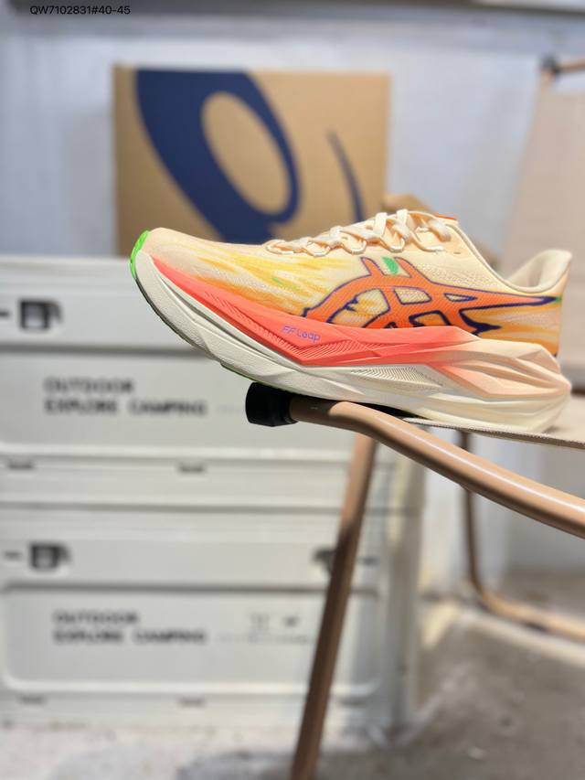 Asics Megablast 亚瑟士 轻量透气缓震休闲低帮系带运动跑步鞋 货号:1013A177 Qw7102831#40-45