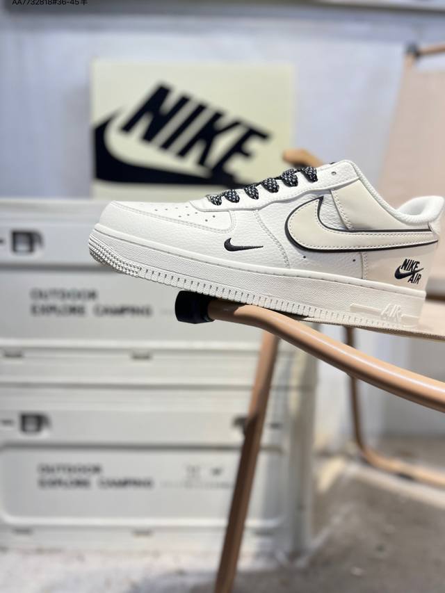 Nk Air Force 1'07 Low 空军一号低帮休闲板鞋 #定制皮料 原楦原纸板 纯正空军版型 高清洁度 内置全掌气垫Cs5288 Aa7732818#