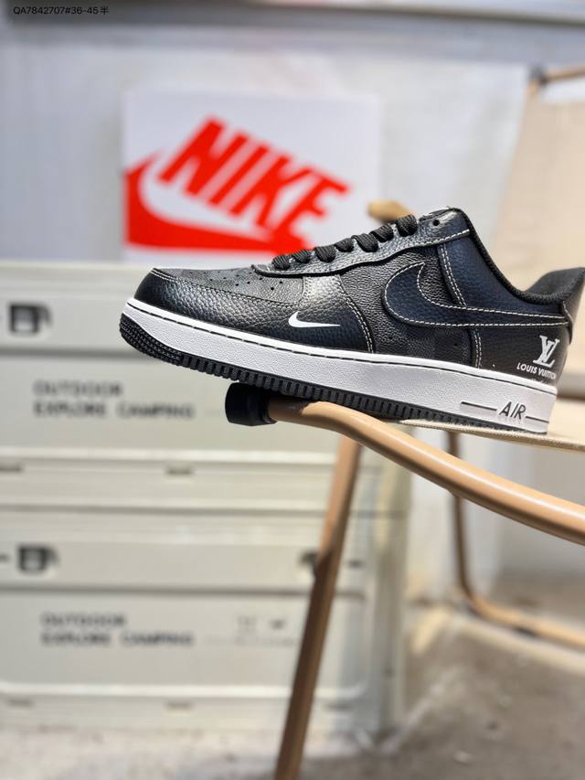 Nk Air Force 1'07 Low 空军一号低帮休闲板鞋 #定制皮料 原楦原纸板 纯正空军版型 高清洁度 内置全掌气垫Xl1979 Qa7842707#
