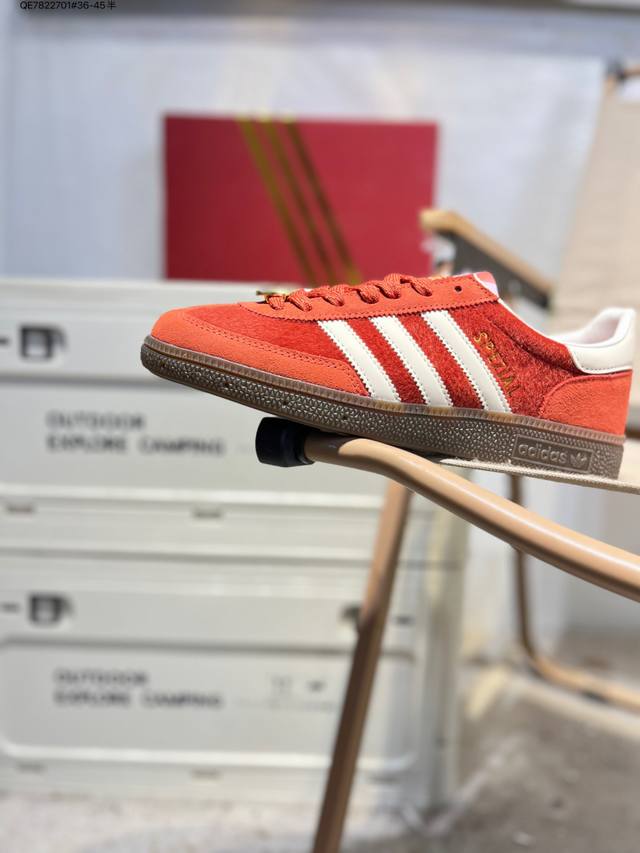 马年限定 公司级阿迪 Ad Originals Handball Spzl 手球运动员系列百搭休闲运动板鞋Kj6299 Qe7822701#36-45半