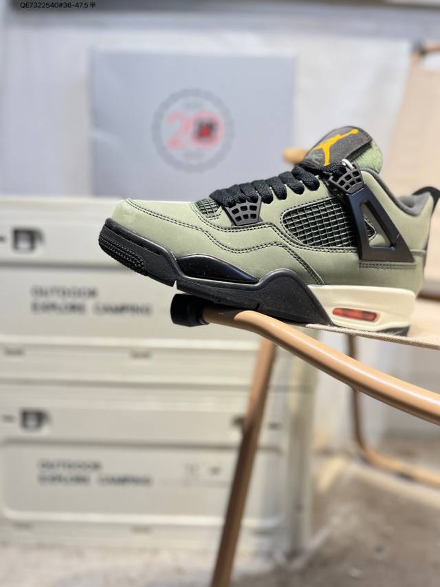 Air Jordan 4 Retro Black Military Blue 迈克尔 乔丹Aj4代中帮复古休闲运动文化篮球鞋Ib1519 Qe7322540#3