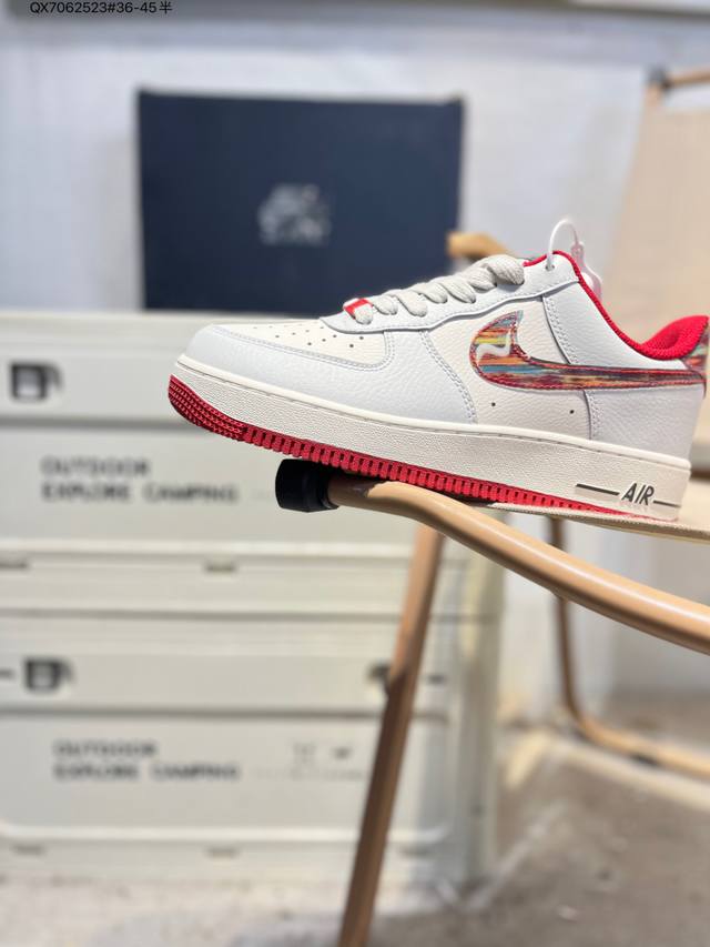 Nk Air Force 1'07 Low 空军一号低帮休闲板鞋 #定制皮料 原楦原纸板 纯正空军版型 高清洁度 内置全掌气垫Im7380 Qx7062523#