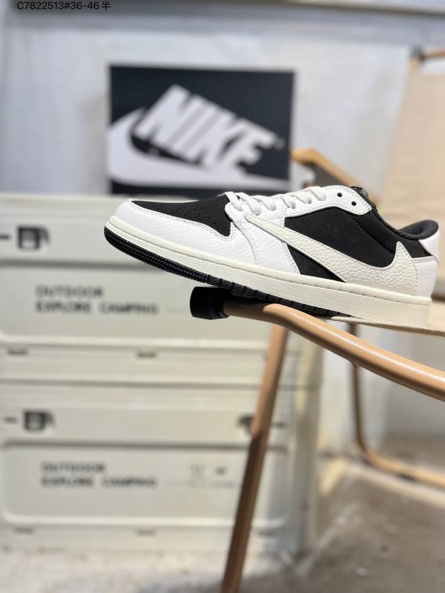 Air Jordan 1 Low Golf Sp Neutral Oliv Aj1乔丹一代高尔夫版系列低帮经典复古文化休闲运动鞋“Ts联名倒钩”Dz4137 C