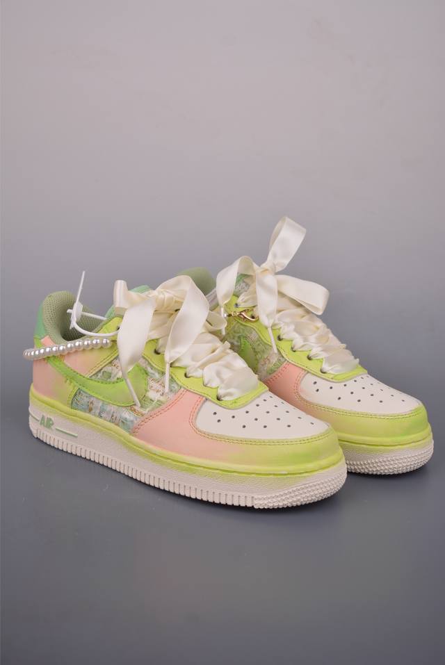 Nike Air Force 1 Low 珍珠软玉 原楦头原纸板 打造纯正空军版型 专注外贸渠道 全掌内置蜂窝气垫 原盒配件 原厂中底钢印、拉帮完美 官方货号:
