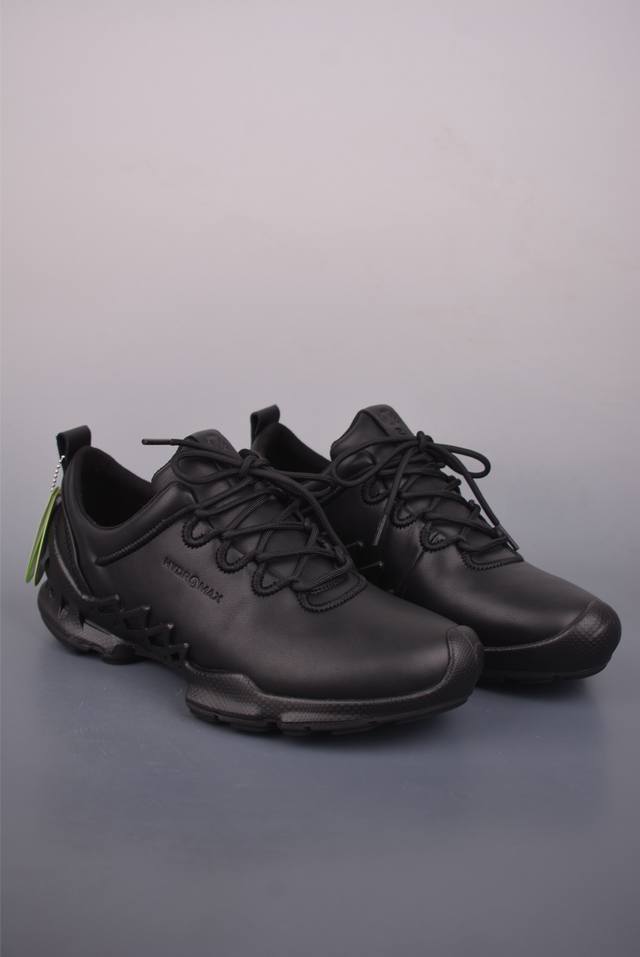 爱步 Ecco 莞产纯原 渠道原单 真全头层牛皮 代购指定版本 pk市面上任何版本 吊打市面上贴皮版本 Ecco爱步跑步鞋百搭舒适 秋冬新款厚底休闲运动鞋男鞋