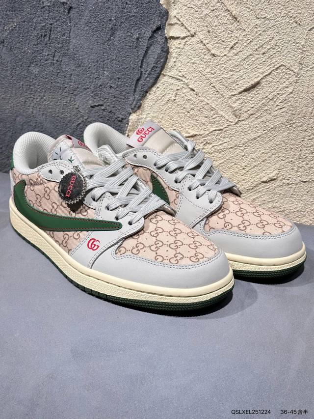 新品上市实拍 Air Jordan Low Aj1 乔1马年限定款 高端定制 低帮复古篮球鞋 Dz5899-044 #定制鞋盒 大厂纯原品质出货 超高清洁度 皮