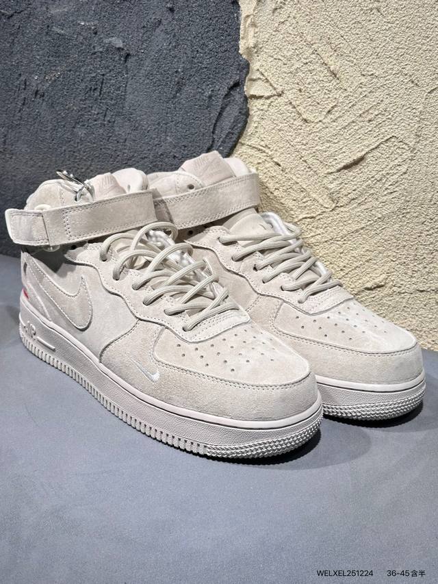 新品上市实拍 Nike Air Force 1 Low 白灰边 原楦头原纸板 打造纯正空军版型 专注外贸渠道 全掌内置蜂窝气垫 原盒配件 原厂中底钢印、拉帮完美