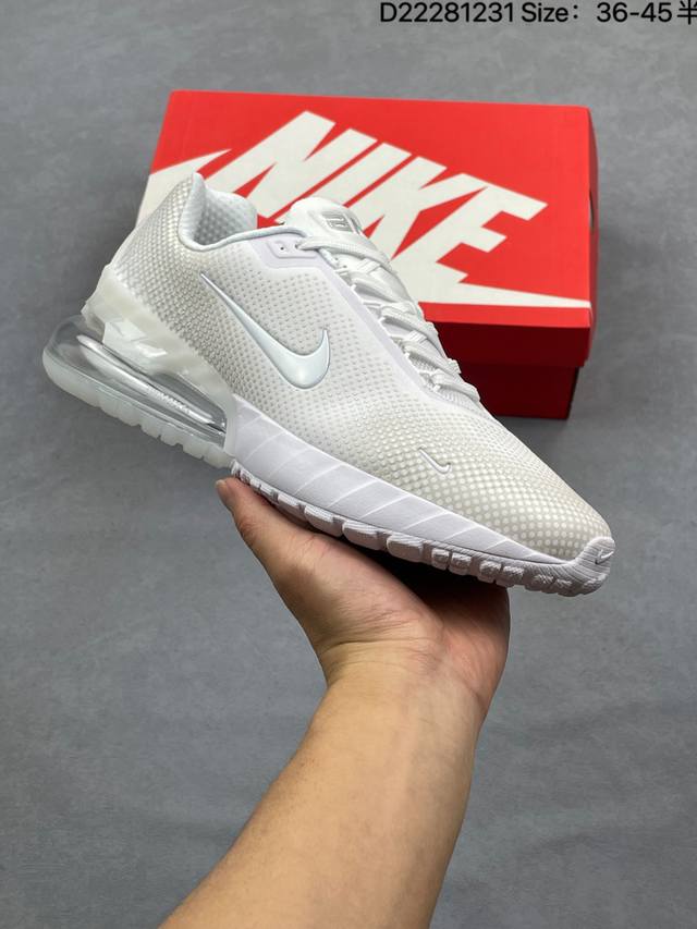 公司级：Nike Air Max phoneix 耐克 运动缓震 耐磨透气 气垫跑鞋 鞋身大面积采用了网眼材质为主 并且后跟部分还带有反勾Swoosh点缀 设计