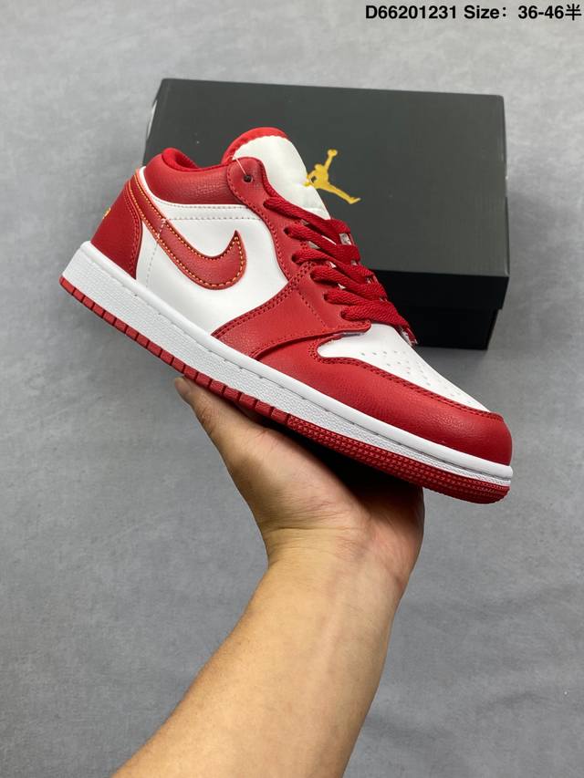 耐克Nike Air Jordan 1 Retro Low Gs”White pink Yellow Volt“Aj1乔丹一代低帮经典复古文化休闲运动篮球鞋 货