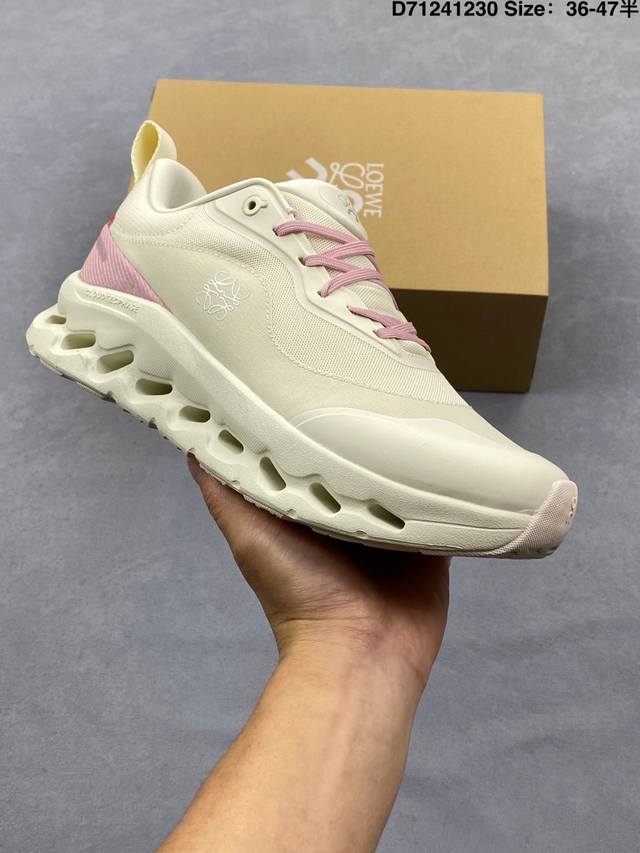 On Cloudsurfer 2 昂跑男女子越野跑鞋缓震透气耐磨25年新 中底设计采用了如多米诺骨牌般排列互锁的模块结构，能够在运动时实现无缝滚动，确保跑者享受