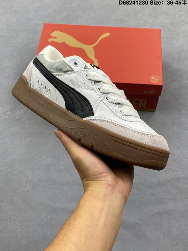 彪马puma Slipstream Lo Laces 男女情侣经典撞色板鞋休闲潮流时尚板鞋 板鞋不仅添加满足当下穿着需求的细节巧思 同时秉承着 20 世纪 80