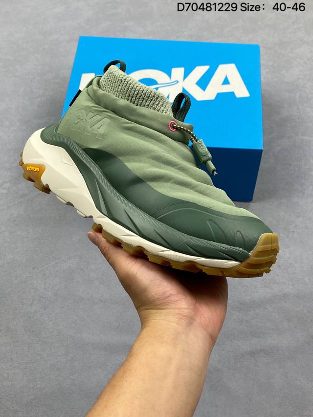 公司级：Hoka Ukaha 2 Frost Moc Gtx 内里薄绒 秋冬季保暖半拖 实拍首发 这款鞋无论从脚感上 设计上都是当 顶流 极具穿搭属性 时尚感很