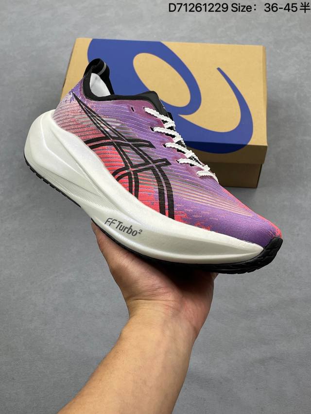 公司级Asics Megablast 亚瑟士 轻量透气缓震休闲低帮系带运动跑步鞋 货号:1013A170-001 尺码:36-45 Id:D71261229