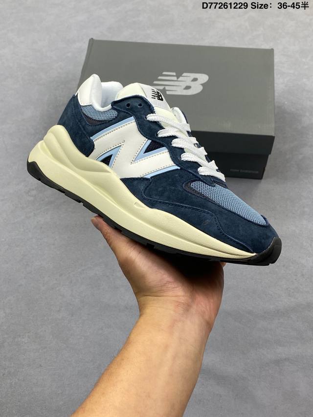New Balance M5740系列 原楦原纸版开发版型 采用国产猪巴革麂皮及牛培革料拼接构成#中底高弹Eva发泡材质 外置橡胶大齿防滑橡胶外底 尽显90年代