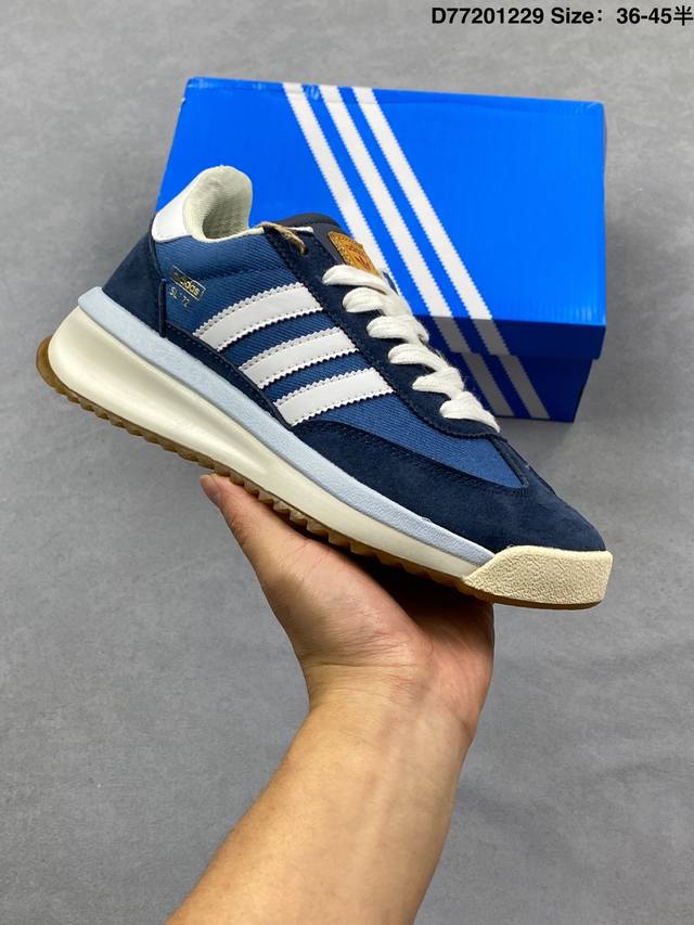 Adidas Originals Sl 72 Rtn 复古单品 Adidas Originals Sl 72 Rs 防滑 低帮 生活体闲鞋 男女同款简约大方的造