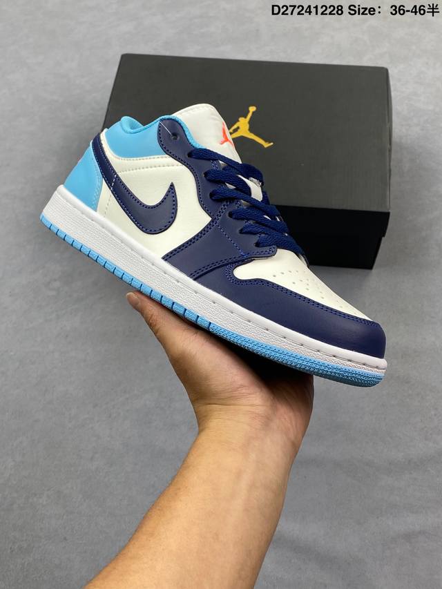 耐克Nike Air Jordan 1 Low Aj1乔丹一代低帮经典复古文化休闲运动篮球鞋 货号：553558-482 尺码：看图所示 编码：D2724122