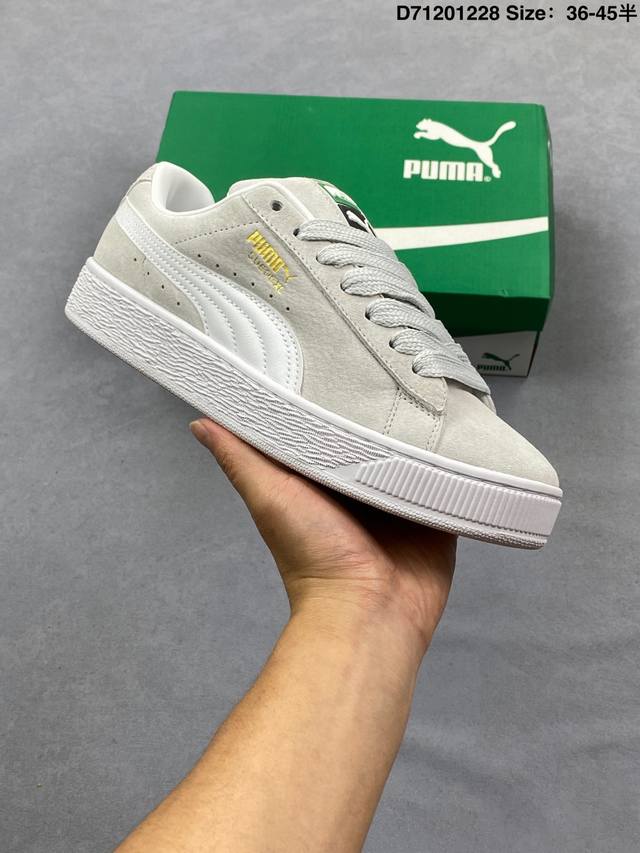 puma Suede Xl复古单品 彪马 防滑耐磨低帮德训板鞋 货号:395205-22 尺码:36 37 37.5 38 38.5 39 40 40.5 41