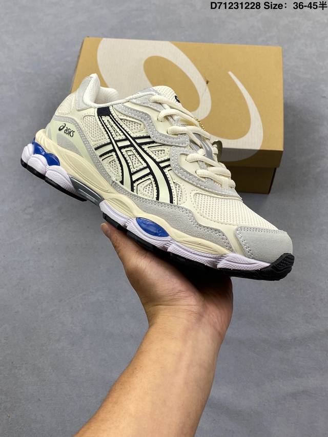 亚瑟士Asics Gel-Nyc 纯原版本 亚瑟士运动休闲透气专业跑鞋 鞋面采用反绒皮与网布拼接 透气舒适兼具休闲时尚 结合简明的配色 展现品牌的传承及引领复古