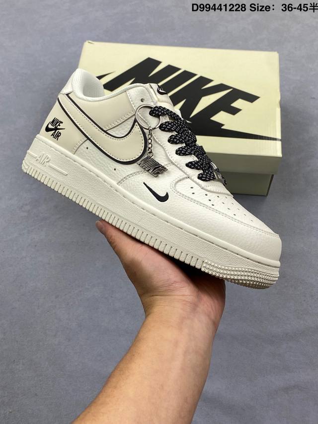 公司级 Af1耐克 Nike Air Force 1 ‘07 Low 空军一号 厚底增高百搭运动板鞋 原楦头原纸板 打造纯正空军版型，专注外贸渠道 全掌内置蜂窝