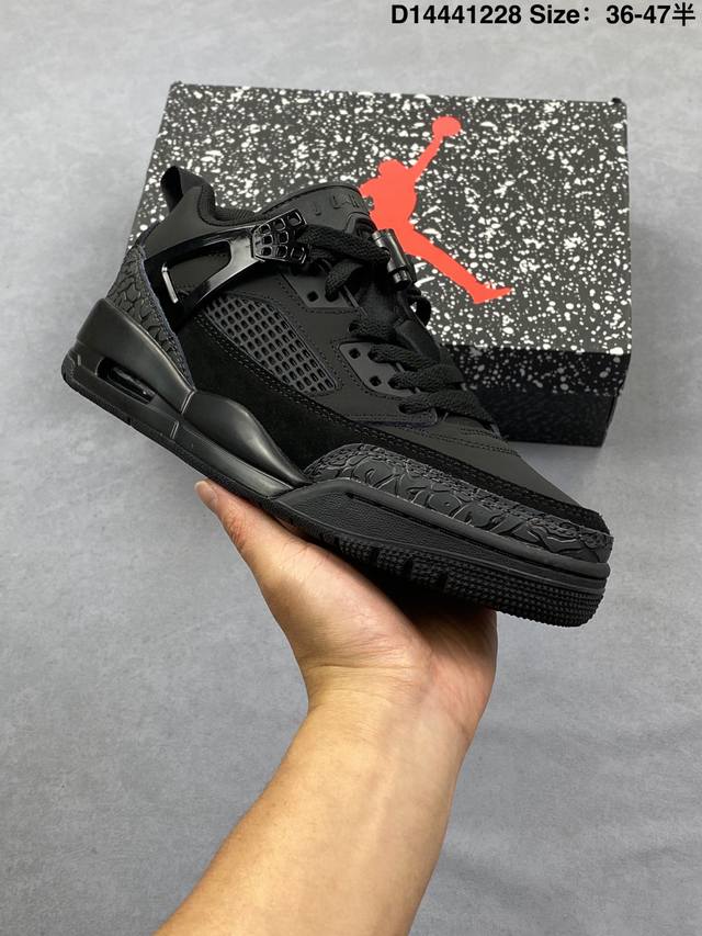 Jordan Spizike 时尚舒适 低帮 复古篮球鞋 男女同款 绿黑 货号：Fq1759-001 码数：36-47半 编码：D14441228