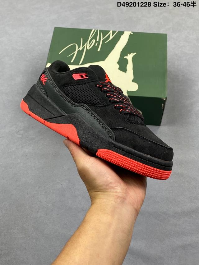 Jordan Flight Court Air Jordan Aj4 Retro 原楦原纸板 原厂材料开发 细节把控到位 主供外贸客户 打造完美鞋型 纸板中底