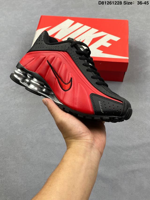 耐克 Nike Shox Ride 2 Sp X Supreme联名款 耐克R4全掌气垫缓震跑步鞋 织物材质 货号；Cw2626 004 尺码：如图所示 编码：