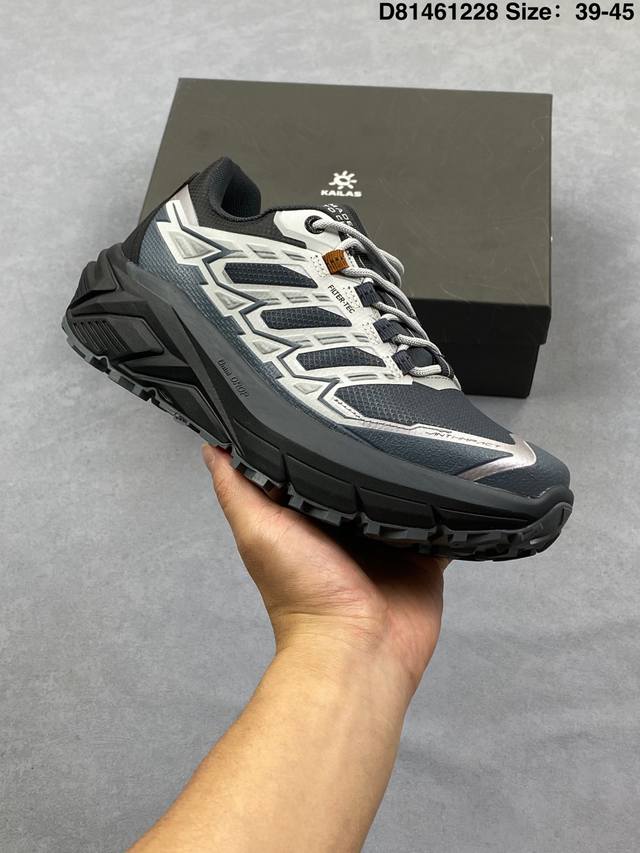 公司级凯乐石Kailas Gtx 界山 户外运动 舒适时尚防滑透气 低帮登山徒步鞋 满足多场景需求的徒步鞋 可以兼顾轻装徒步与日常通勤的穿着 Vibram橡胶大