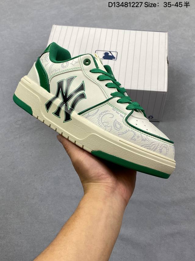 公司级Mlb Ny 印花网红老爹鞋 涂鸦恶作剧 内增高6Cm 原厂原档案数据开发 进口纳米材质 原厂全套手提袋 原盒雷射防伪标包装 官方货号: 3Asxca12