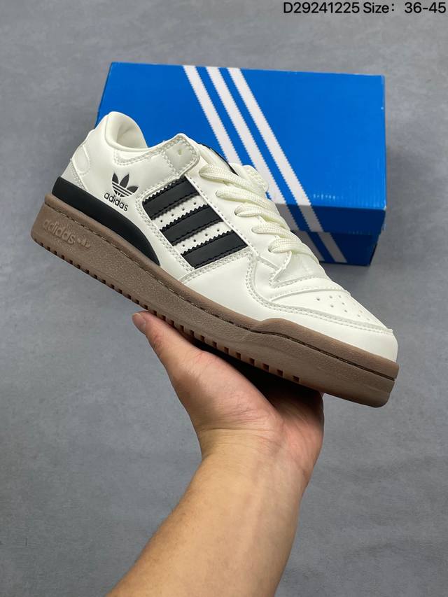头层 Adidas Originals Superstar Xlg 头层 厚底松糕贝壳头板鞋 原楦原纸版数据开发版型 外置耐磨防滑鞋底组合扇贝防踢头盖片 货号：