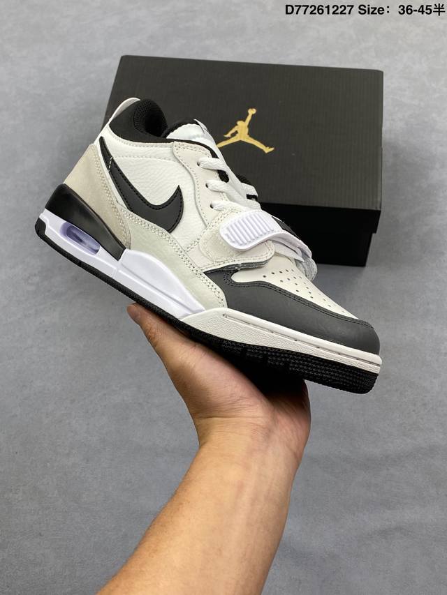 头层Air Jordan Legacy 312 打造市面最强工艺有着交错结合的设计，它的名字就展现出它所包含的鞋款元素，312 分别对应了 Air Jordan