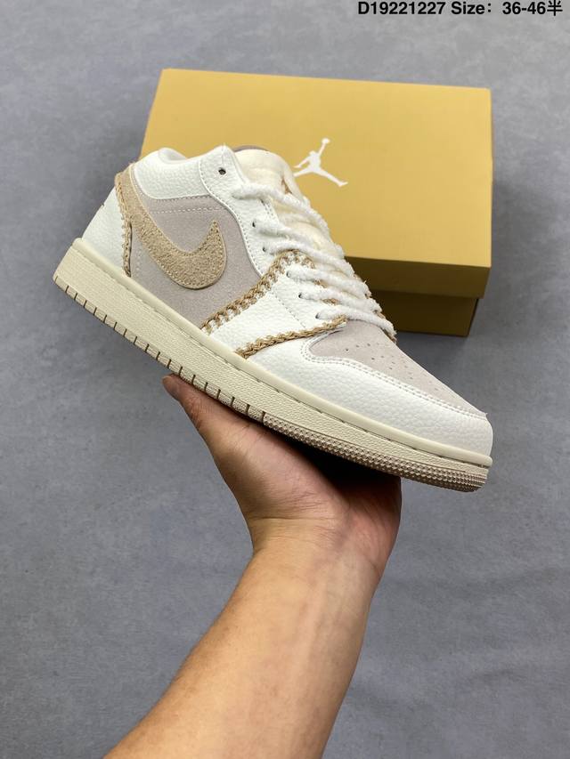 头层极致性价比 Nike Air Jordan 1 Low 无原鞋不开发 原厂内置气垫魔块 A模大底 头层小牛皮 鞋舌Aj原厂专用牛津布+Aj专用反口珍珠布+原