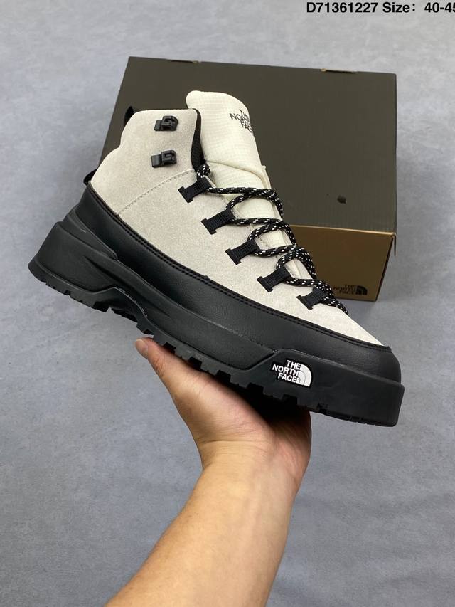 著名户外品牌-北面 The North Face Glenclyffe Low 格伦斯尼斯系列中帮 采用防剐蹭复合牛津布料组合模塑鞋头橡胶片鞋面材质#中底嵌入E